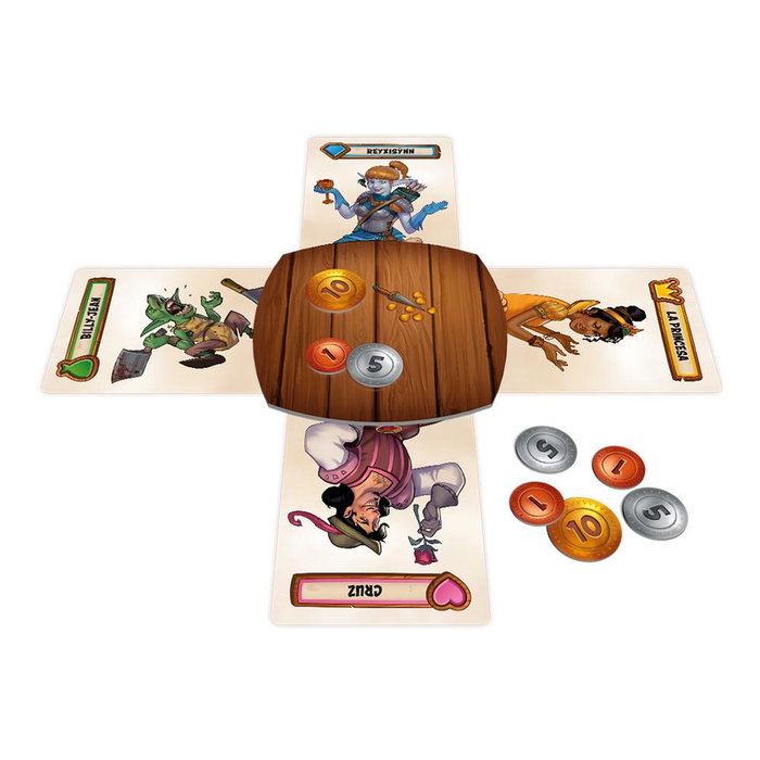 Asmodee Little Tavern Jeu de Société Stratégie Familial dès 8 Ans (LTES01) – Version Espagnole
