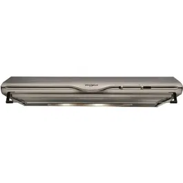 Whirlpool WCN65FLXH2G Hood2GO Hotte encastrable à visière 60 cm inox, aspiration 270 m³/h, classe D, 13.2 x 56.4 x 59.5 cm