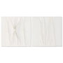 Toile Home ESPRIT Blanc Abstrait Scandinave 60 x 3,5 x 60 cm (2 Unités)