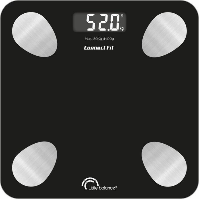 Little Balance Kit Duo Connect Fit 8685 - Pèse-personne Impédancemètre et Corde à Sauter - Noir Little Balance Kit Duo Connect Fit 8685 - Pèse-personne Impédancemètre et Corde à Sauter - Noir