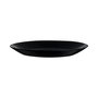 Plato Postre Vidrio Zelie Negro Luminarc 18 cm