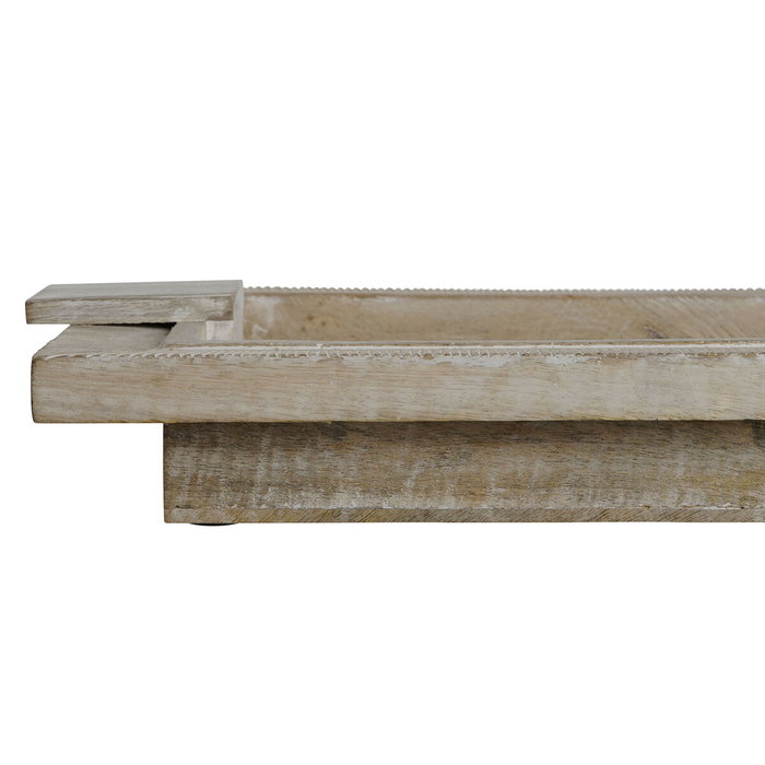 Plateau apéritif Home ESPRIT Blanc Moderne Décapé 48 X 30,5 X 7,5 cm Plateau apéritif Home ESPRIT Blanc Moderne Décapé 48 X 30,5 X 7,5 cm