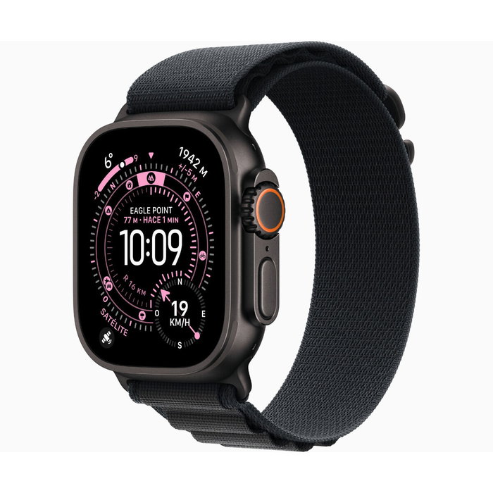 Apple Watch Ultra 3 GPS + Cellular - 49mm - Boîtier Black Titanium - Bracelet Black Alpine Loop - Large