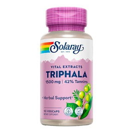 Solaray Triphala 500Mg 90 Gélules - Complément Alimentaire Ayurvédique Vegan