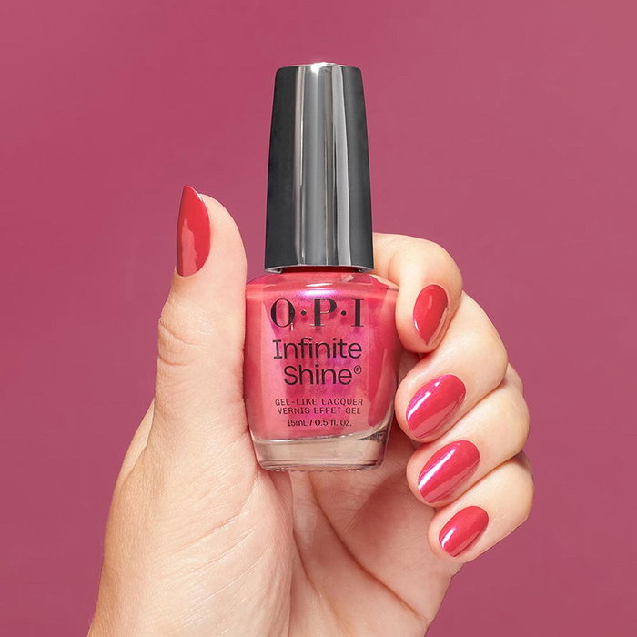 Opi Infinite Shine Vernis à Ongles Effet Gel #Strawberry Margarita 15 ml