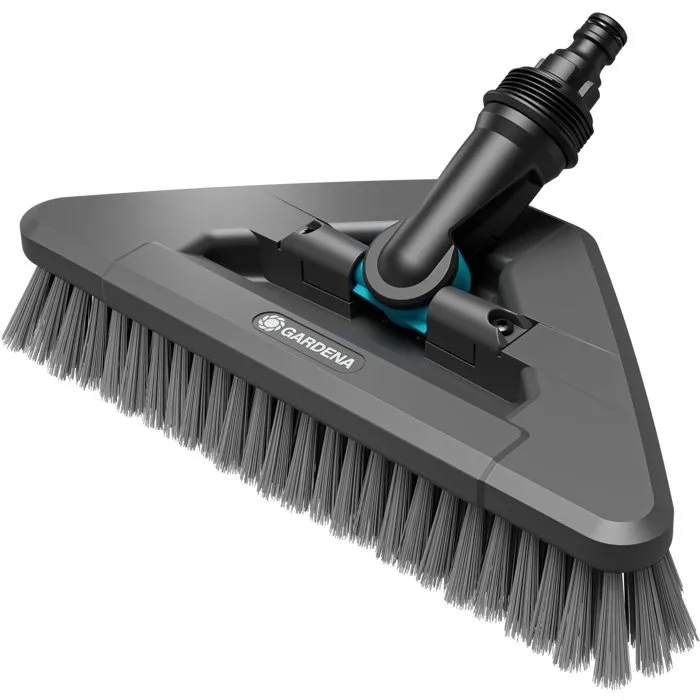 Gardena Brosse de lavage manche flex souple pivotante 360° Gardena Brosse de lavage manche flex souple pivotante 360°