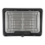 Barbecue électrique Edm noir 2200 W, 40 x 23 cm, thermostat réglable, sécurité