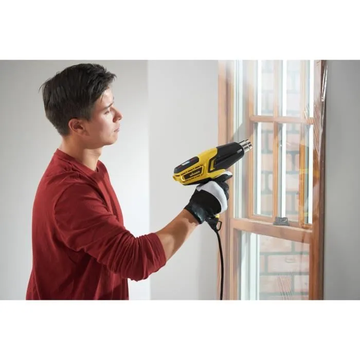 Wagner Furno 500 - Décapeur thermique professionnel 2000W, température réglable 60°C à 600°C, 12 réglages, débit d'air 800 l/min