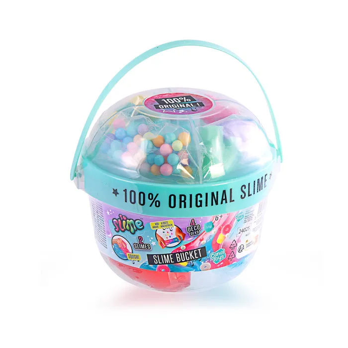 Canal Toys - So Slime - Slime Bucket SSC 393 - Coffret de 2 Slimes Géantes avec Décorations - Jeu Créatif à Collectionner - Dès 6 ans Canal Toys - So Slime - Slime Bucket SSC 393 - Coffret de 2 Slimes Géantes avec Décorations - Jeu Créatif à Collectionner - Dès 6 ans