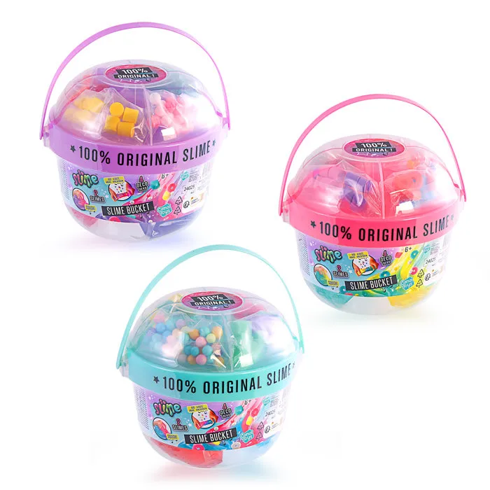 Canal Toys - So Slime - Slime Bucket SSC 393 - Coffret de 2 Slimes Géantes avec Décorations - Jeu Créatif à Collectionner - Dès 6 ans Canal Toys - So Slime - Slime Bucket SSC 393 - Coffret de 2 Slimes Géantes avec Décorations - Jeu Créatif à Collectionner - Dès 6 ans