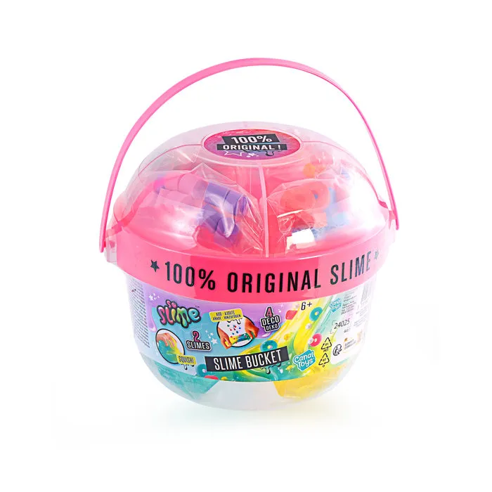 Canal Toys - So Slime - Slime Bucket SSC 393 - Coffret de 2 Slimes Géantes avec Décorations - Jeu Créatif à Collectionner - Dès 6 ans Canal Toys - So Slime - Slime Bucket SSC 393 - Coffret de 2 Slimes Géantes avec Décorations - Jeu Créatif à Collectionner - Dès 6 ans