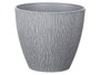 IBERGARDEN Pot conique 23 cm avec relief, lot de 3 couleurs