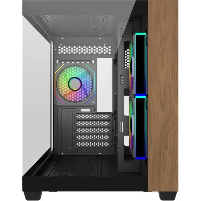 Cooler Master Elite 481 Boîtier PC Micro-ATX, Architecture Dual-Chamber, Support GPU 410 mm, Compatible Radiateur 360 mm, Panneaux Verre Trempé et USB-C 3.2 Gen2