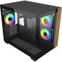 Cooler Master Elite 481 Boîtier PC Micro-ATX, Architecture Dual-Chamber, Support GPU 410 mm, Compatible Radiateur 360 mm, Panneaux Verre Trempé et USB-C 3.2 Gen2