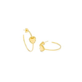 Radiant Boucles d'oreilles Aros Médianos Gold SAGRADO CORAZON