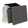 Home Deco Factory Caisse de rangement pliable Eleonor Gris