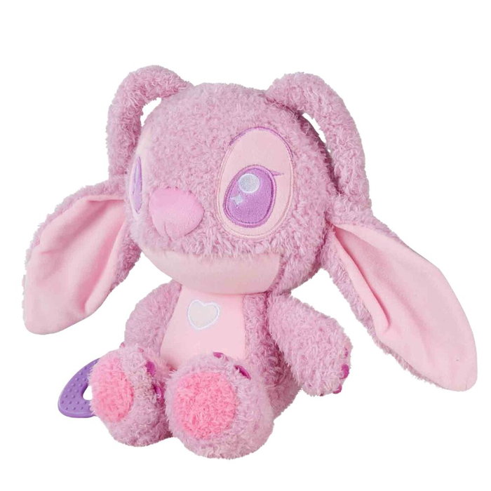 SIMBA Peluche Mordilleur Disney Stitch Angel - Peluche bébé 20 cm avec anneau de dentition