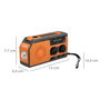 WOLFPACK LINEA PROFESIONAL Lanterne LED d'urgence solaire avec radio
