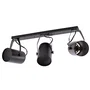 HO Plafonnier "Gianna" 3xE27 Orientable Noir Aluminium IP25 320mm [HO-3XE27WALLLIGHT_B]