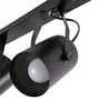 HO Plafonnier "Gianna" 3xE27 Orientable Noir Aluminium IP25 320mm [HO-3XE27WALLLIGHT_B]