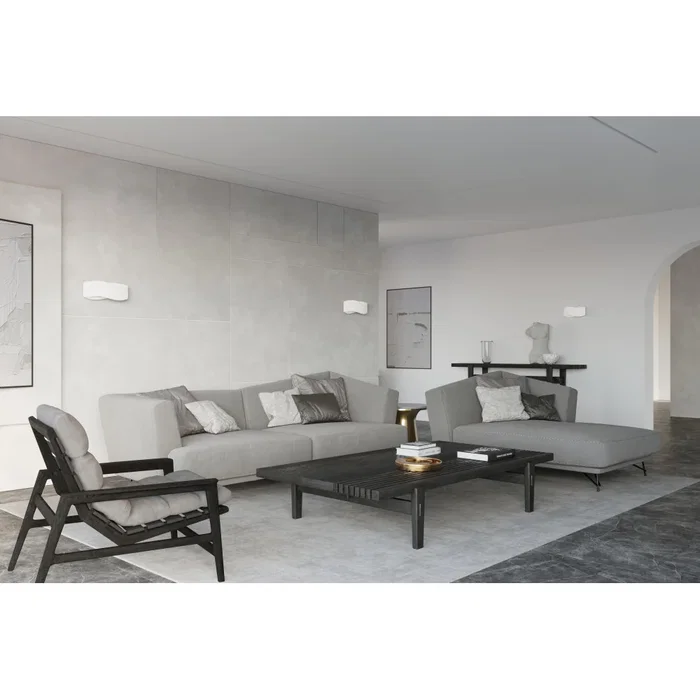 TILA Applique murale SOL-SL.1020, projecteur décoratif blanc ou noir, 40 cm