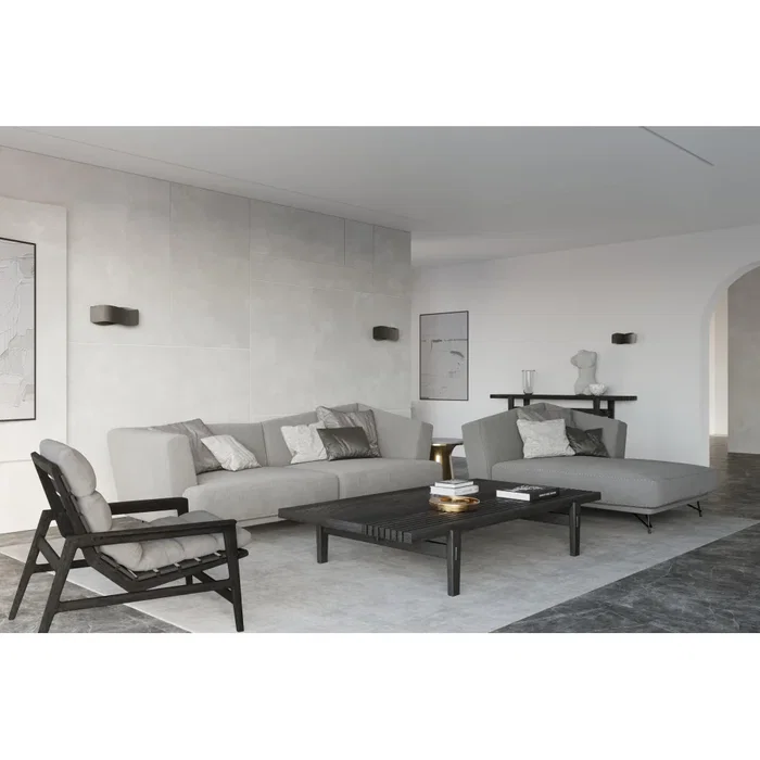 TILA Applique murale SOL-SL.1020, projecteur décoratif blanc ou noir, 40 cm