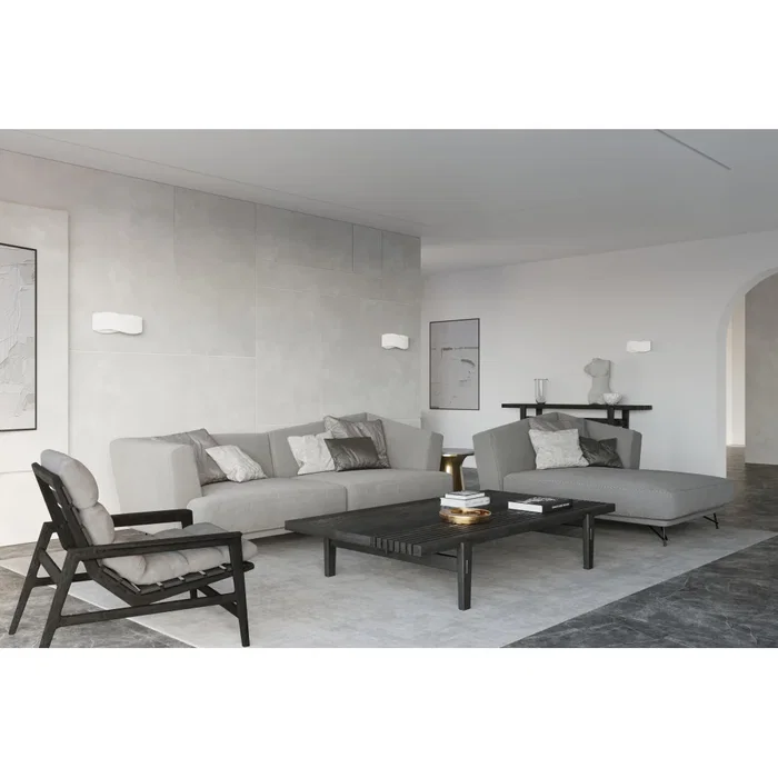 TILA Applique murale SOL-SL.1020, projecteur décoratif blanc ou noir, 40 cm