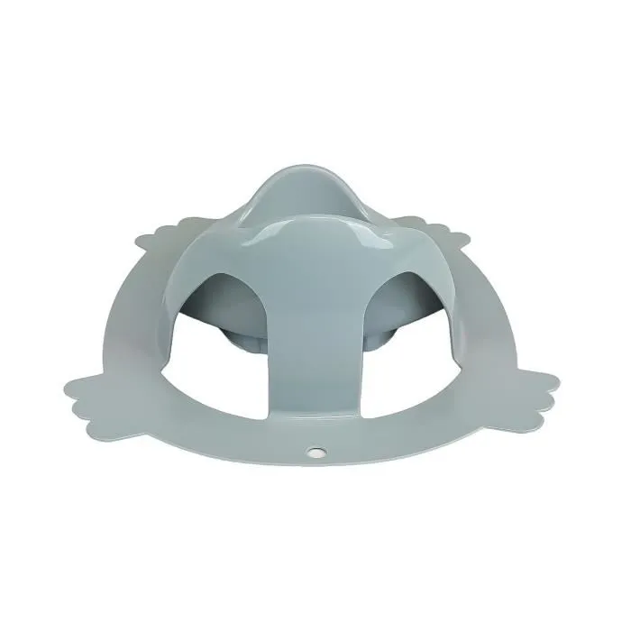 Thermobaby Réducteur de WC LUXE Gris Charme - Apprentissage de la propreté, antidérapant, haut dossier, stable, sans BPA, fabriqué en France Thermobaby Réducteur de WC LUXE Gris Charme - Apprentissage de la propreté, antidérapant, haut dossier, stable, sans BPA, fabriqué en France