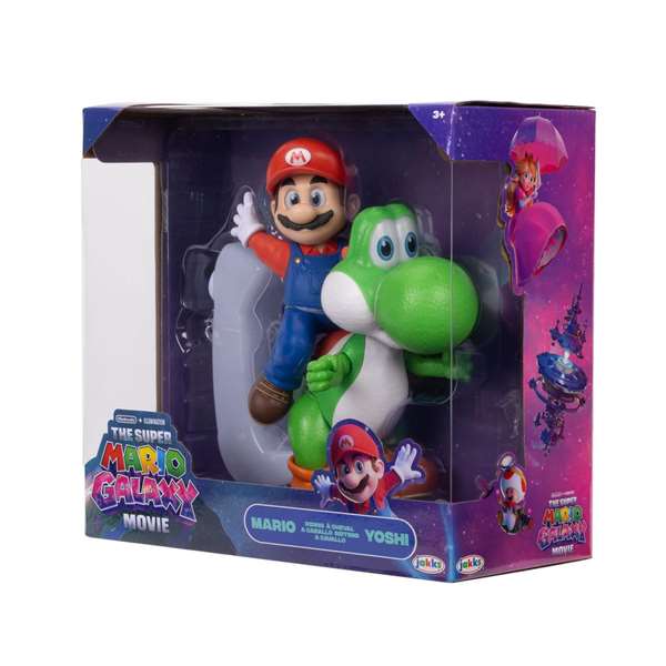 Jakks Pacific Figure Super Mario montant Yoshi Super Mario Galaxy Jakks Pacific Figure Super Mario montant Yoshi Super Mario Galaxy