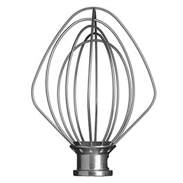 Kitchenaid Batteur à bras 5K452WW en acier inoxidable avec encastres en aluminium pour blancs d'œuf, crèmes ou sauces
