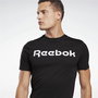 T-shirt à manches courtes homme Reebok Graphic Series Linear Logo Noir