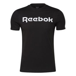 T-shirt à manches courtes homme Reebok Graphic Series Linear Logo Noir
