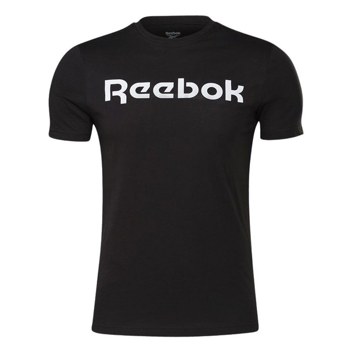 T-shirt à manches courtes homme Reebok Graphic Series Linear Logo Noir T-shirt à manches courtes homme Reebok Graphic Series Linear Logo Noir