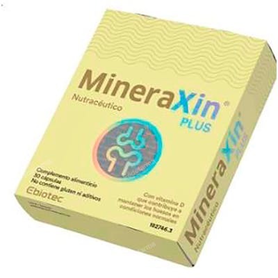 Ebiotec Mineraxin Plus - Complément alimentaire à base d'extrait marin et vitamine D3, 90 capsules Ebiotec Mineraxin Plus - Complément alimentaire à base d'extrait marin et vitamine D3, 90 capsules