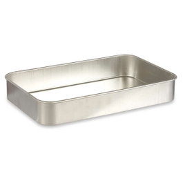 KINVARA Rustidera en Aluminium 40x25cm Plata