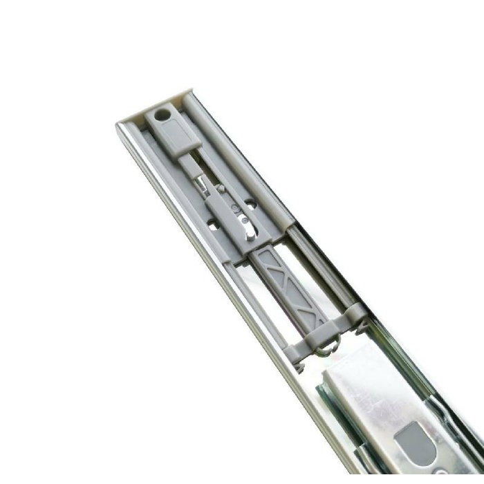 ALK Karenpush - Guide à billes avec système d'ouverture push pour tiroirs, extrait total, charge max 45 kg, longueurs 300 à 600 mm ALK Karenpush - Guide à billes avec système d'ouverture push pour tiroirs, extrait total, charge max 45 kg, longueurs 300 à 600 mm