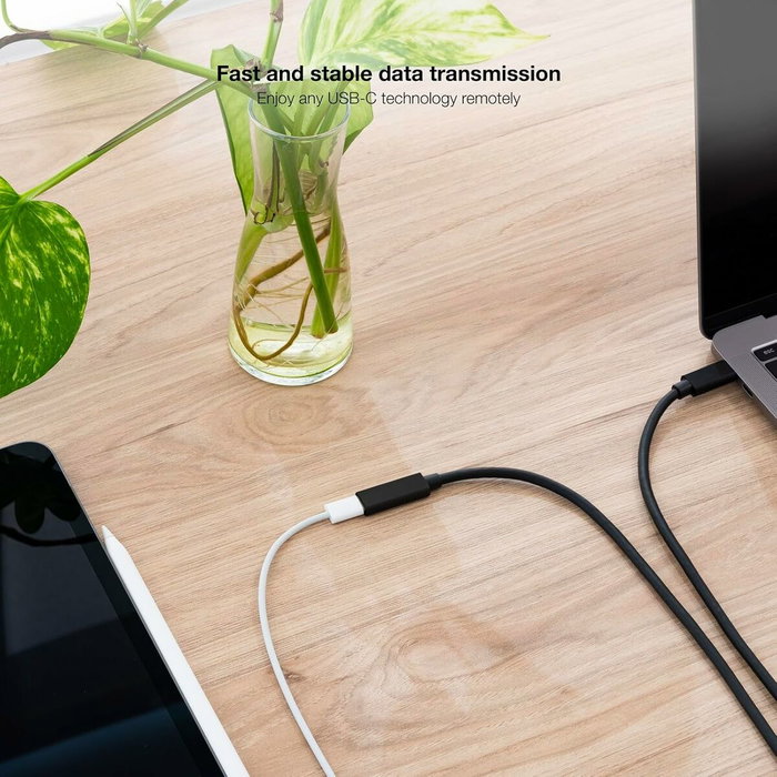 Câble USB NANOCABLE USB 3.2 GEN2x2 100W C/M-H Noir Câble USB NANOCABLE USB 3.2 GEN2x2 100W C/M-H Noir