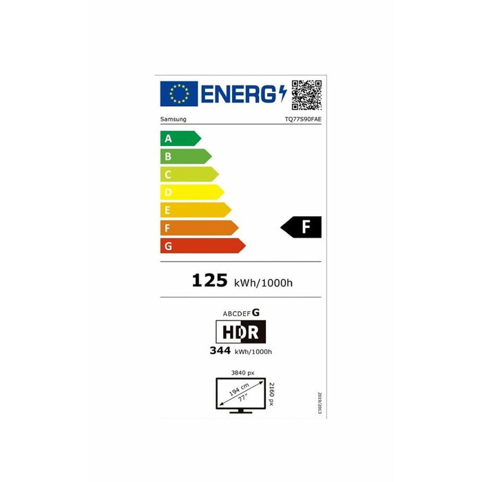 Samsung 77 TQ77S90F Smart TV 77 pouces 4K Ultra HD HDR OLED Noir Samsung 77 TQ77S90F Smart TV 77 pouces 4K Ultra HD HDR OLED Noir