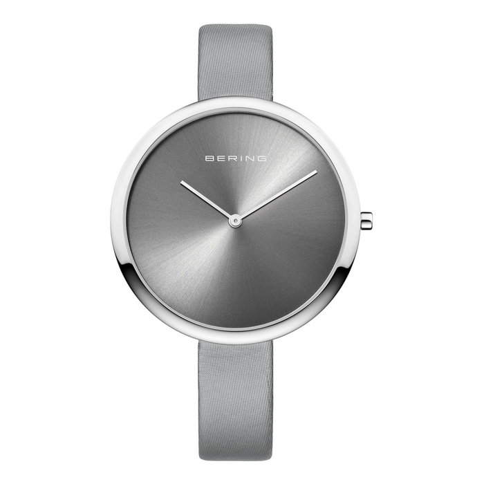 BERING 12240-609 - Montre analogique femme en cuir gris BERING 12240-609 - Montre analogique femme en cuir gris