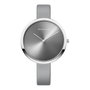 BERING 12240-609 - Montre analogique femme en cuir gris