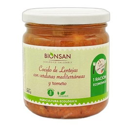 BIONSAN Ragoût de lentilles aux légumes bio 280 g