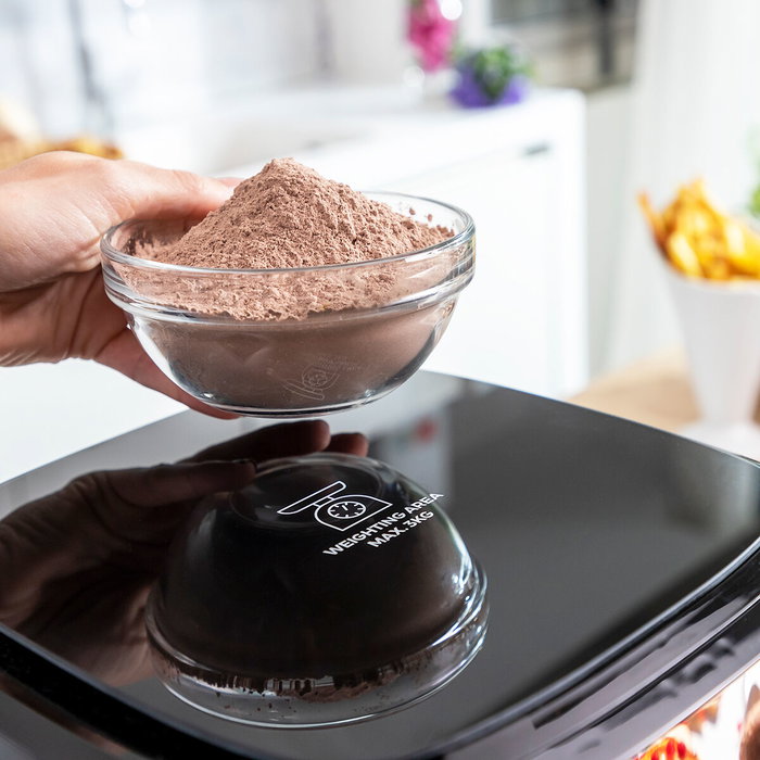 Pack Friteuse à Air avec Balance et Panier en Silicone Pliable pour Friteuses à Air InnovaGoods