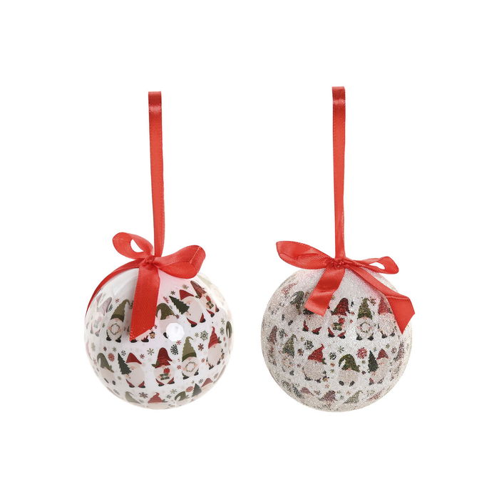 Boules de Noël Home ESPRIT Multicouleur PVC (14 Pièces)