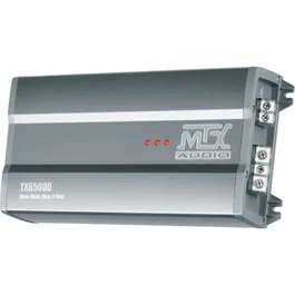 MTX Audio Amplificateur voiture mono TX6500D Classe-D 1x500W RMS, filtres variables, avec télécommande EBC