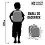 Karactermania - Mochila 3D Elite Hulk Rage - Sac à dos enfant avec motif en relief, compartiment unique et bretelles rembourrées - Dimensions : 26 x 11 x 31 cm