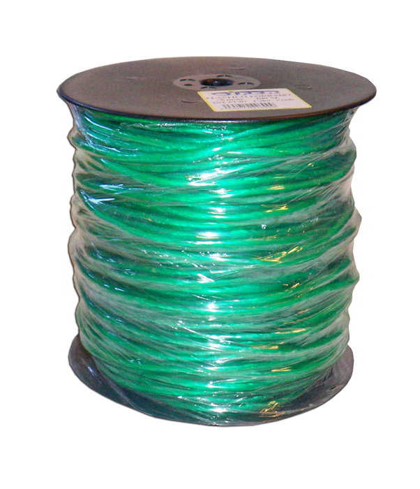 SIFER Corde en plastique garni 5 mm x 100 mètres Vert SIFER Corde en plastique garni 5 mm x 100 mètres Vert