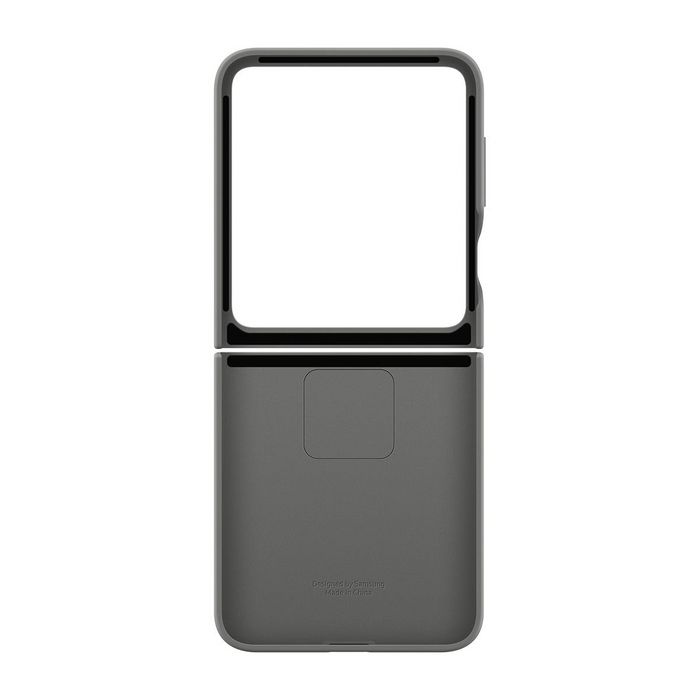 Samsung Coque en silicone avec anneau pour Galaxy Z Flip6 et Z Flip7 FE - Prise en main sûre et coloris tendance