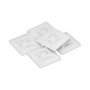WOLFPACK LINEA PROFESIONAL Base Adhésive Pour Colliers de Serrage 19x19 mm, Blanche, 100 Unités