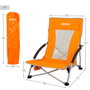 Aktive Chaise Pliante Orange
