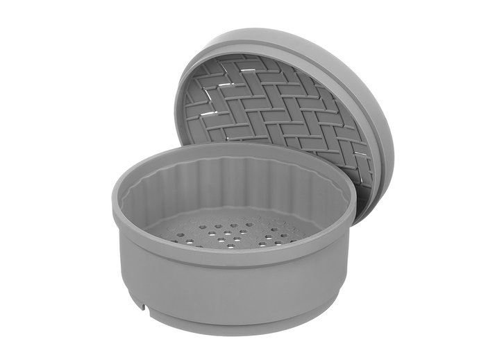 Kinvara Vaporera en Silicone Gris 17.5x17.5x10.5 cm (Set de 12)